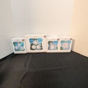 Hallmark 2011 Wonder & Light Ball Ornament Sets Angel Snowflakes Poinsettia Lot